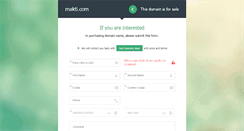 Desktop Screenshot of makti.com